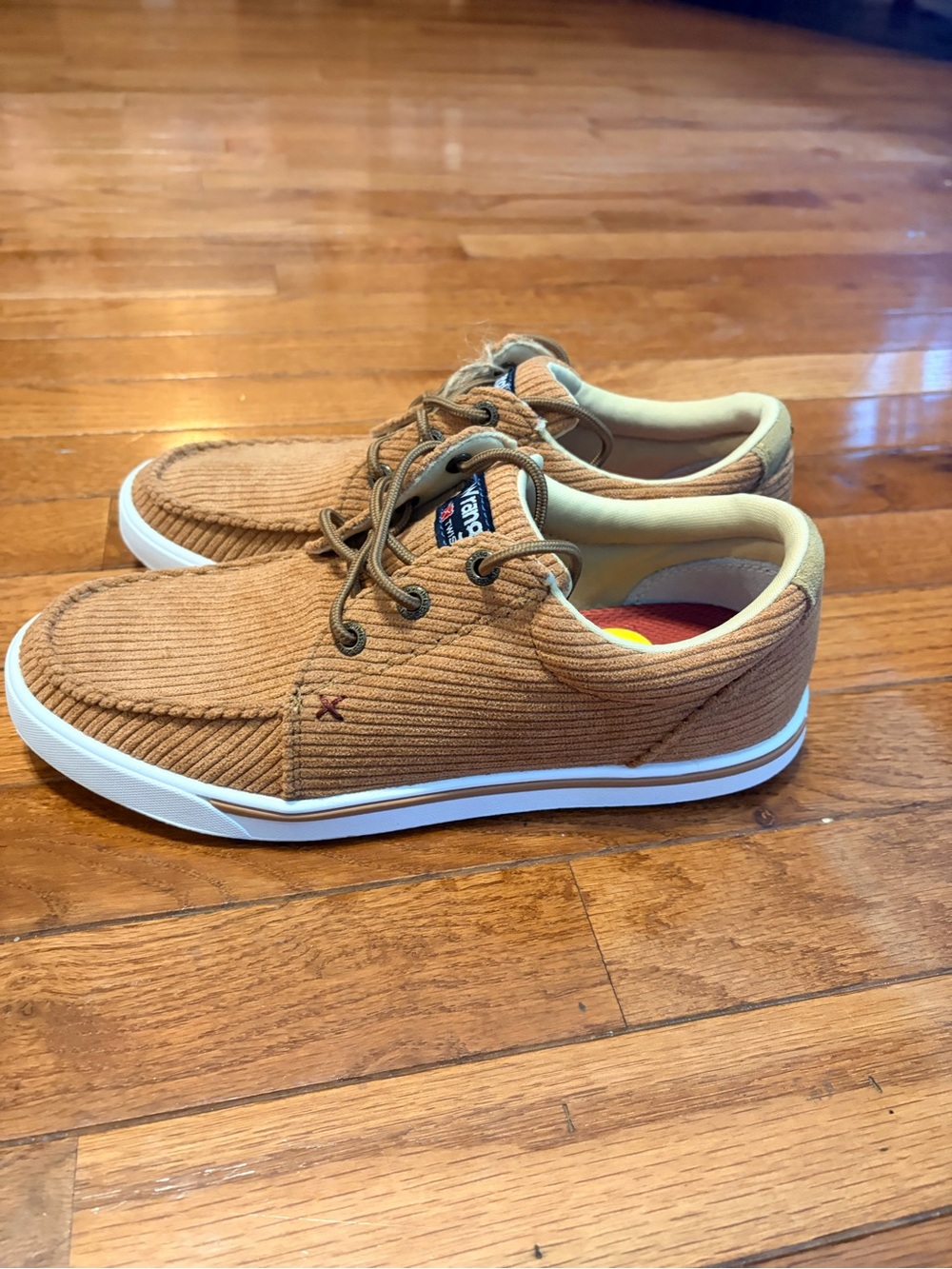 Wrangler Tan Corduroy Casual Loafers